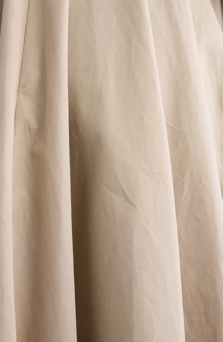 Givenchy Sliced Cotton Poplin Dress, Alternate, color, Beige