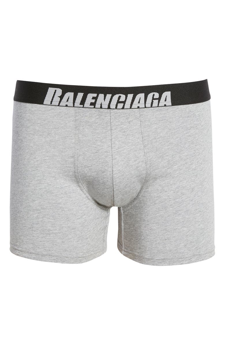 Balenciaga Logo Band Boxer Briefs, Alternate, color,