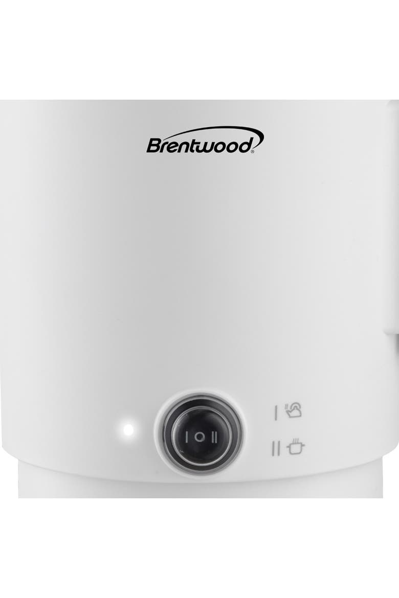 Collapsible Stainless Steel Cordless Electric Kettle, Alternate, color, White