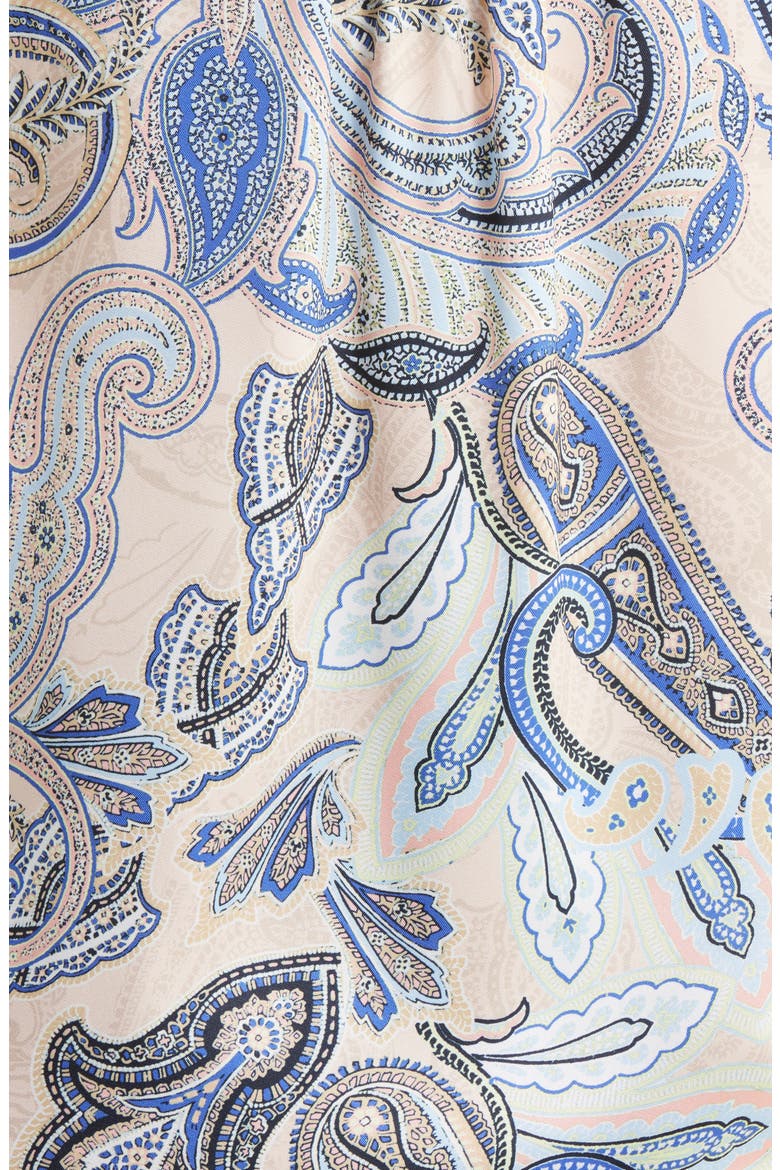 Print Tulip Sleeve Top, Alternate, color, SAND PAISLEY