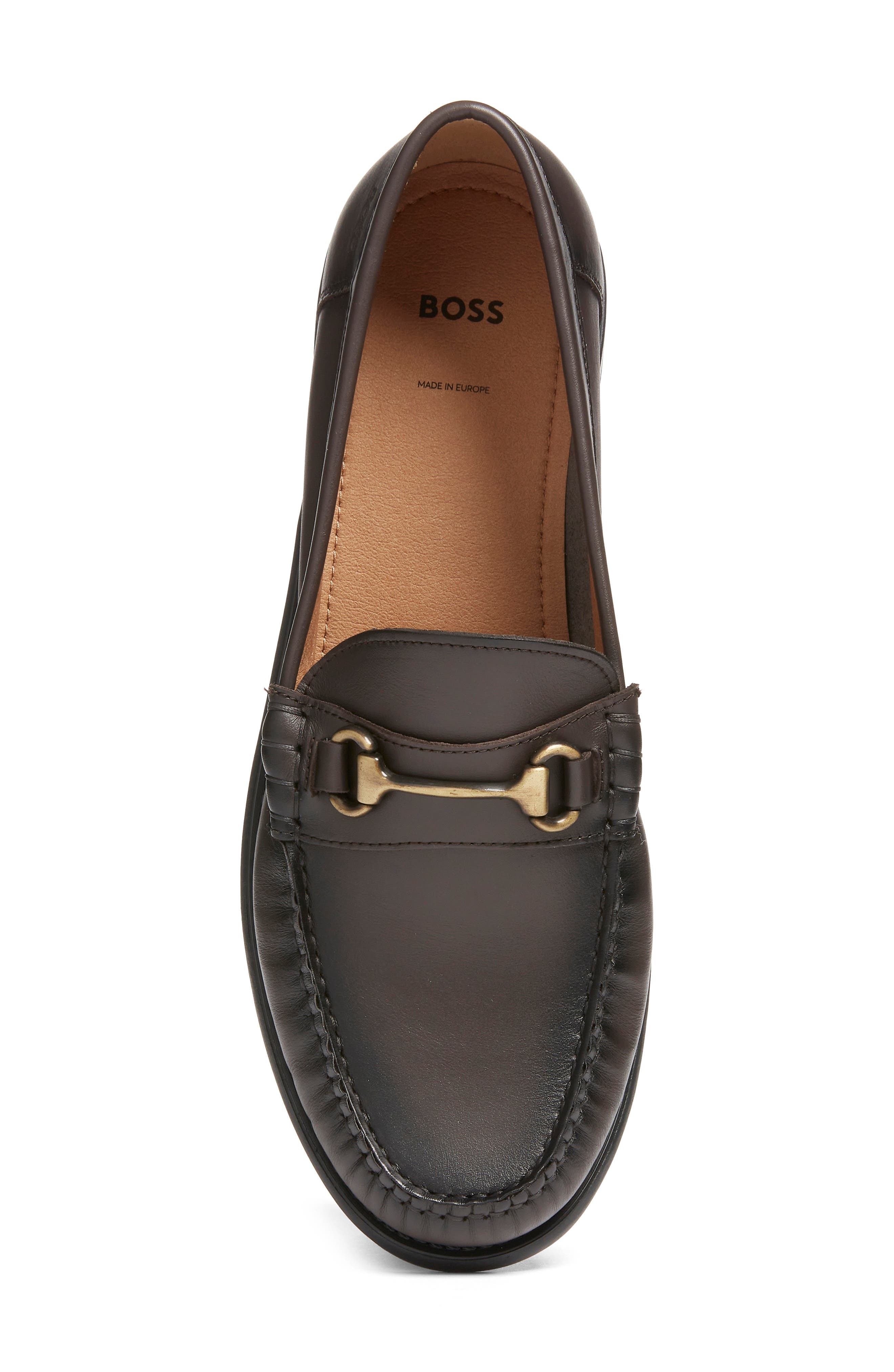 Tevan Moc Toe Bit Loafer, Alternate, color, DARK BROWN