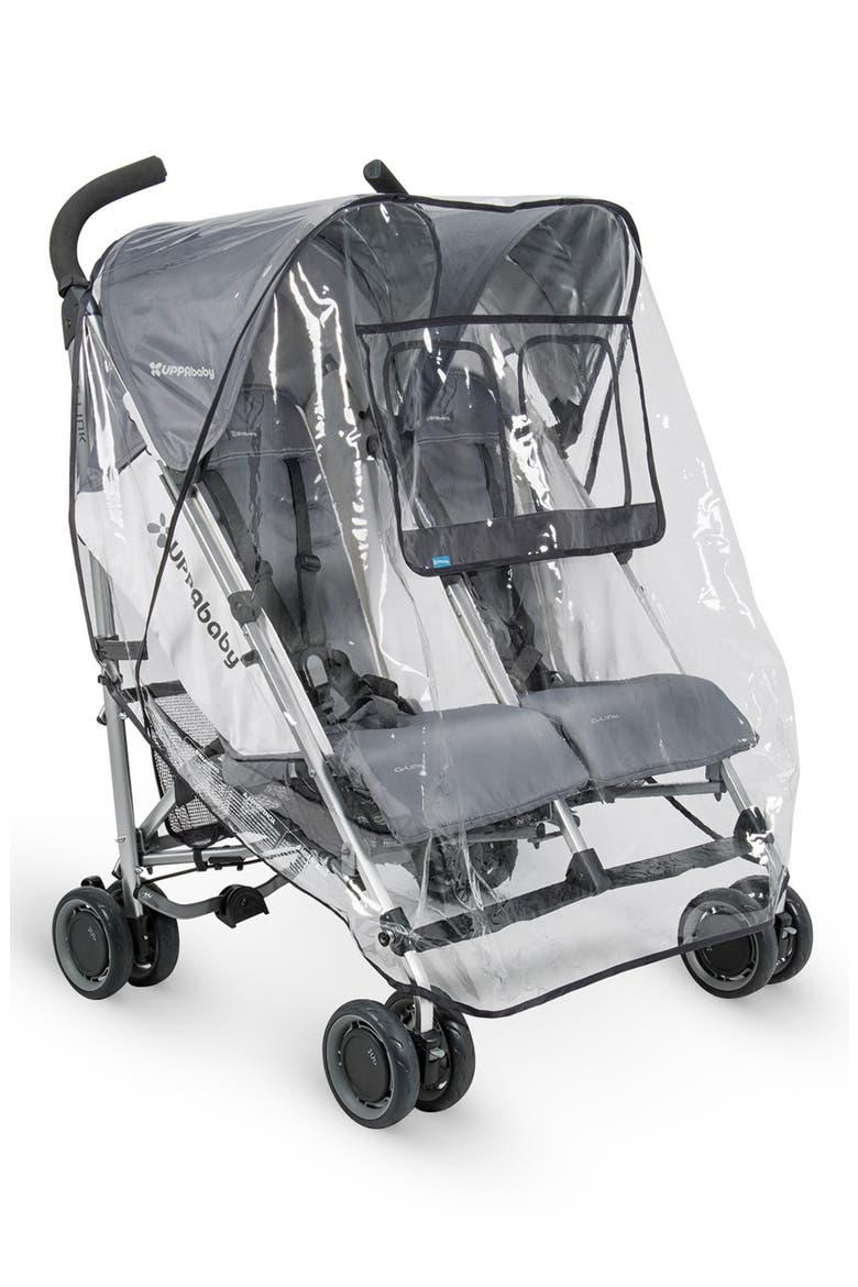 Rain Shield for UPPAbaby G-LINK™ Side by Side Double Strollers, Main, color, black