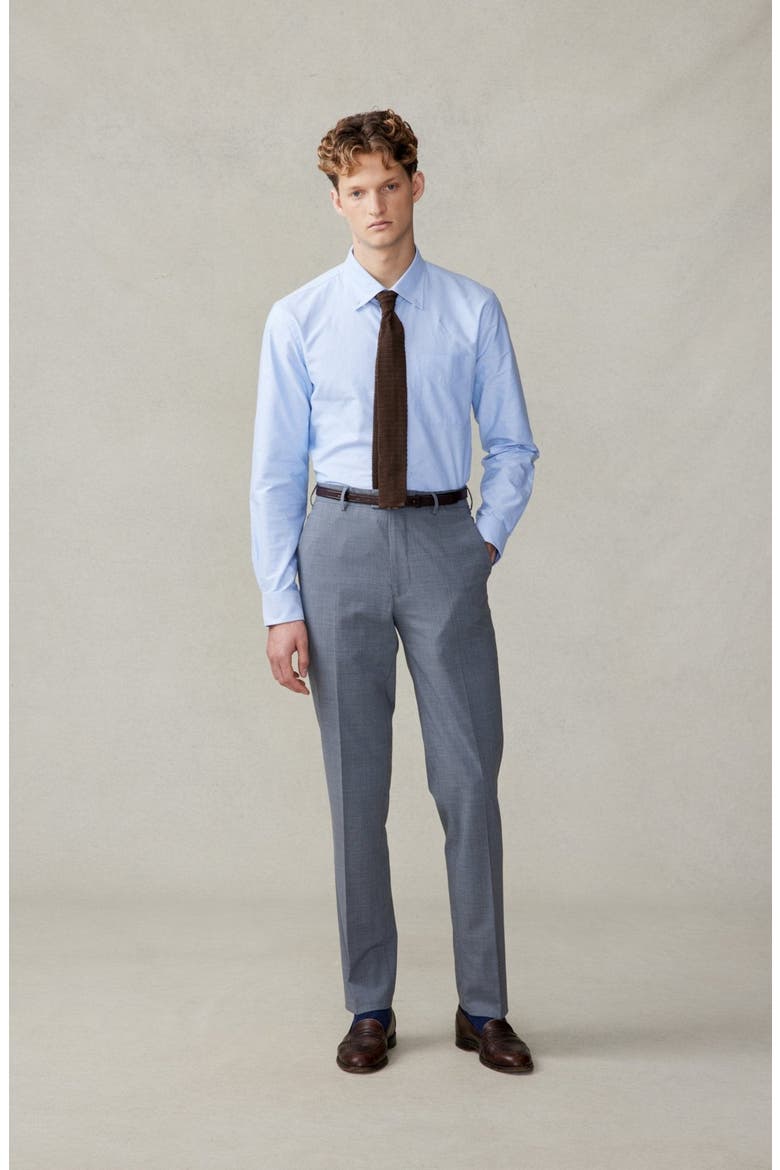 Essential Classic Fit Suit Pants, Alternate, color, Slate Grey