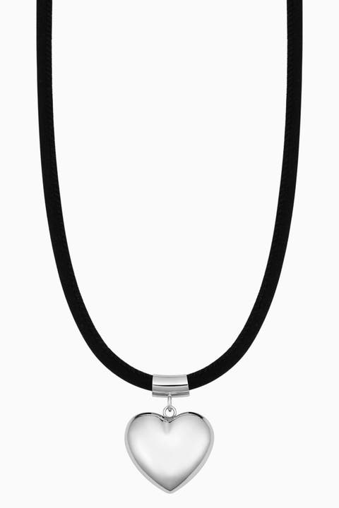 Sterling Silver Lover Cord Pendant Necklace