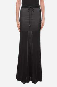 Helmut Lang Refine Jersey Maxi Skirt