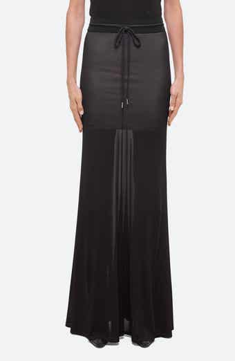 Helmut Lang Refine Jersey Maxi Skirt
