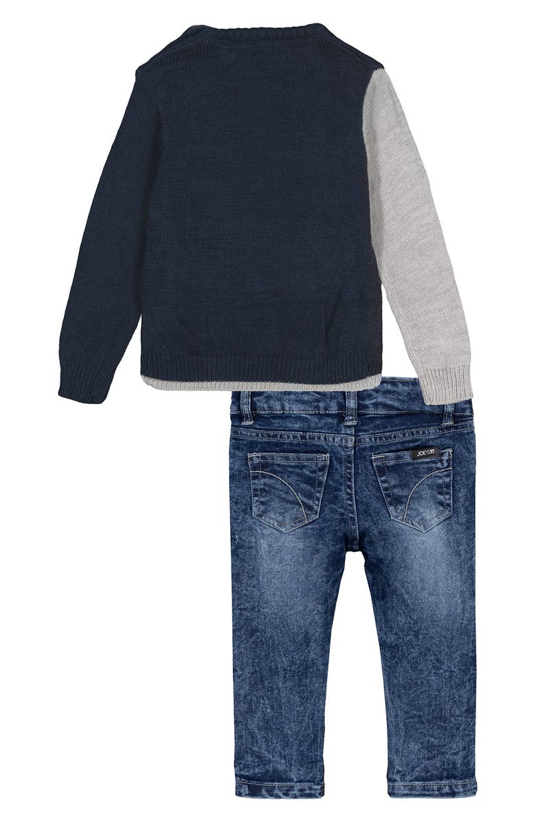 Joe's Jeans Bear Sweater & Jeans Set, Alternate, color,