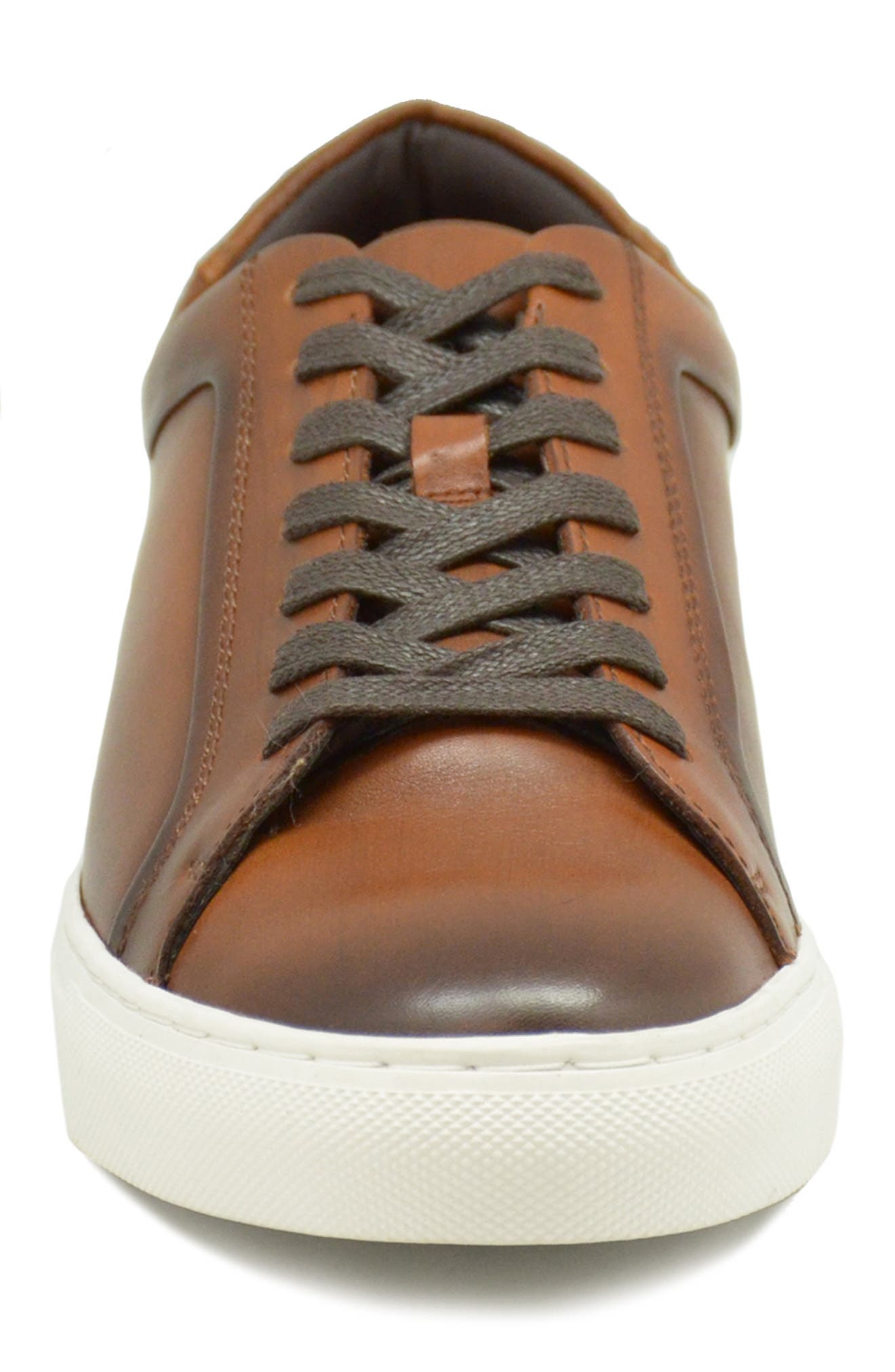 Teo Low Top Sneaker, Alternate, color, COGNAC