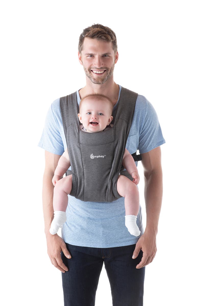 ERGObaby Embrace Baby Carrier, Alternate, color, Heather Grey