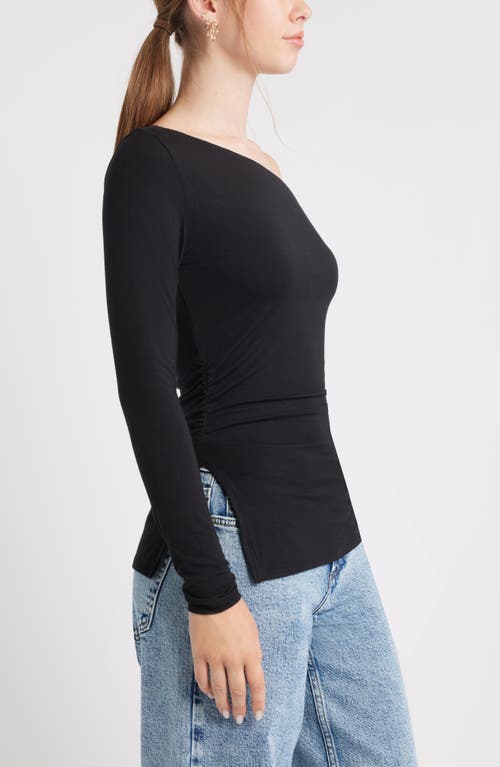Bp. Off The Shoulder Long Sleeve Top In Black
