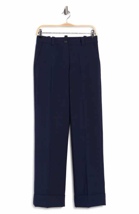 Cuffed Wide Leg Pants