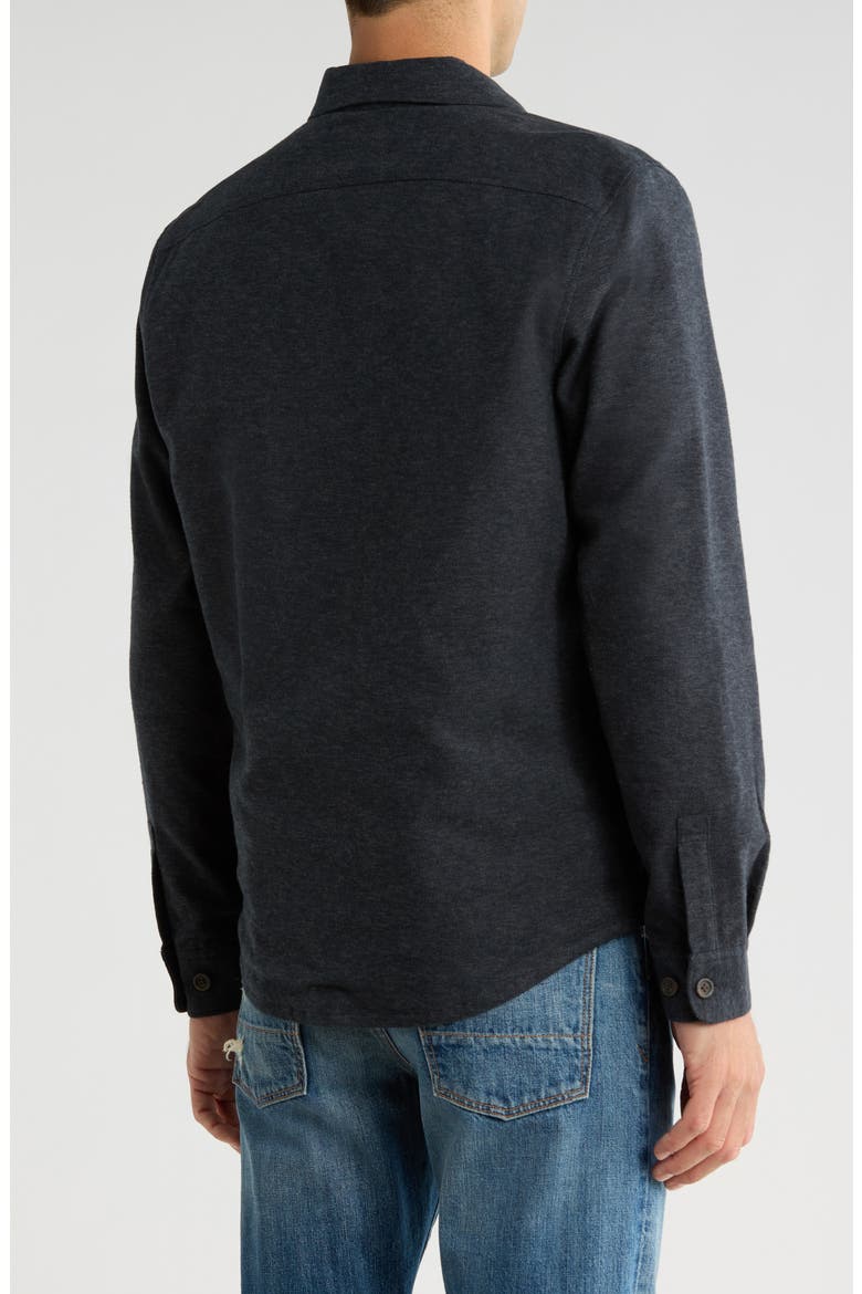 Flannel Shirt, Alternate, color, VOLCANIC ASH