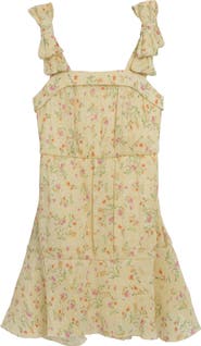 Speechless Kids' Floral Bow Strap Dress