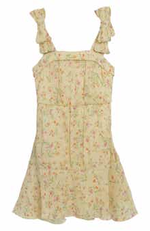 Speechless Kids' Floral Bow Strap Dress