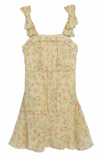 Speechless Kids' Floral Bow Strap Dress