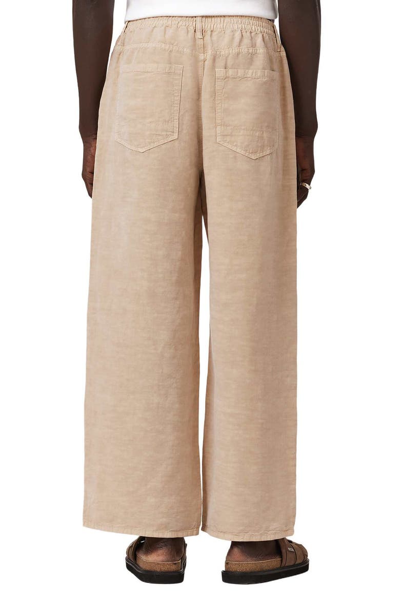 Korten Wide Leg Pull-On Pants, Alternate, color, SAND BROWN