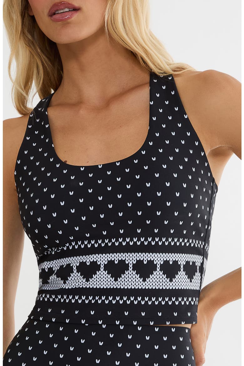 Yara Fair Isle Performance Tank, Main, color, TWILIGHT FAIRISLE