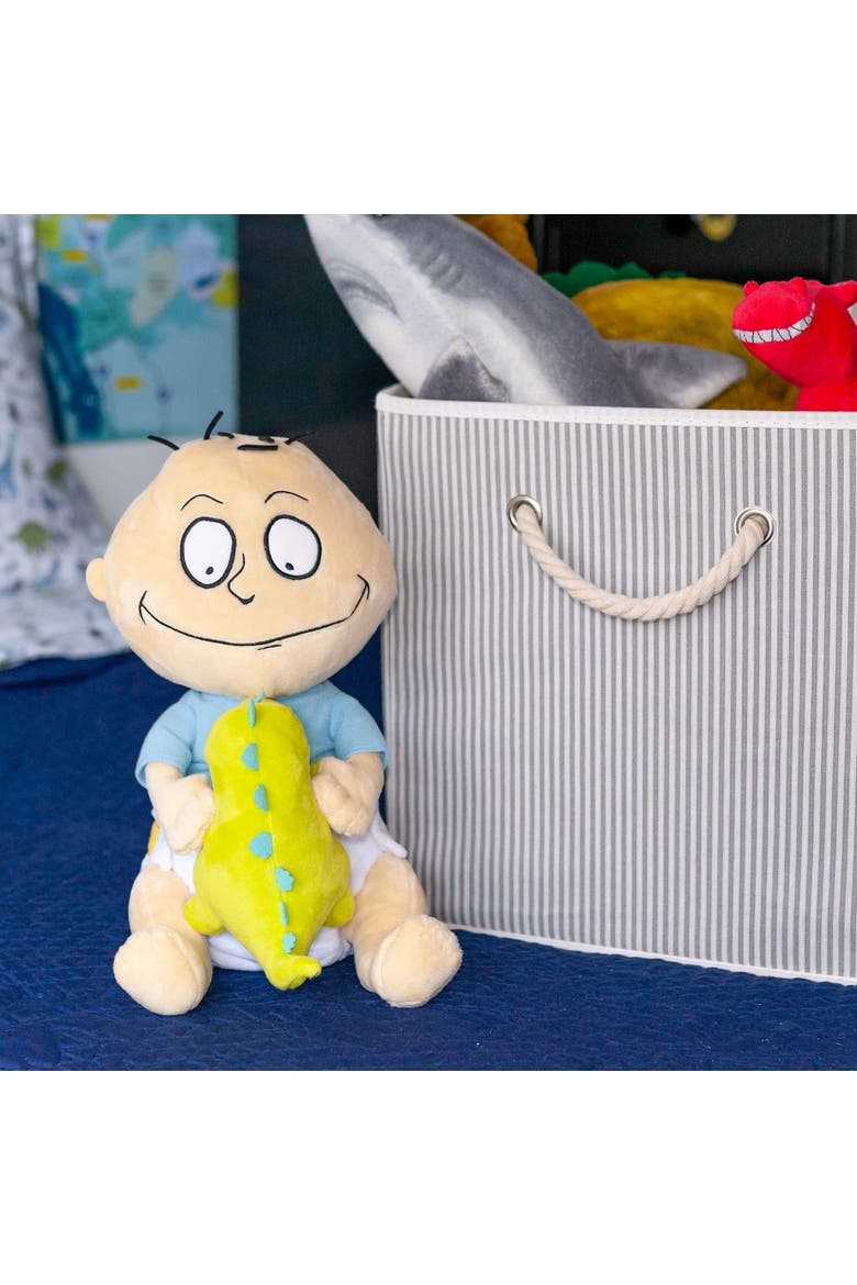 Nickelodeon Rugrats Tommy Pickles and Reptar Stuffed Plush Toy, 12", Alternate, color, Yellow
