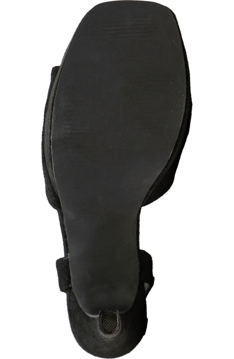 CHASE AND CHLOE Ankle Strap Platform Pump, Alternate, color, Black