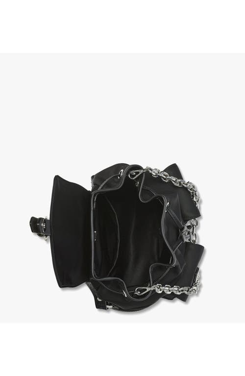 Mcm Mini Aren Drawstring Backpack In Black