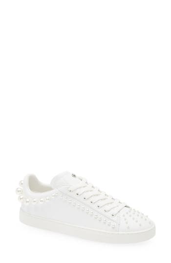 Stuart Weitzman Goldie Sneaker In White