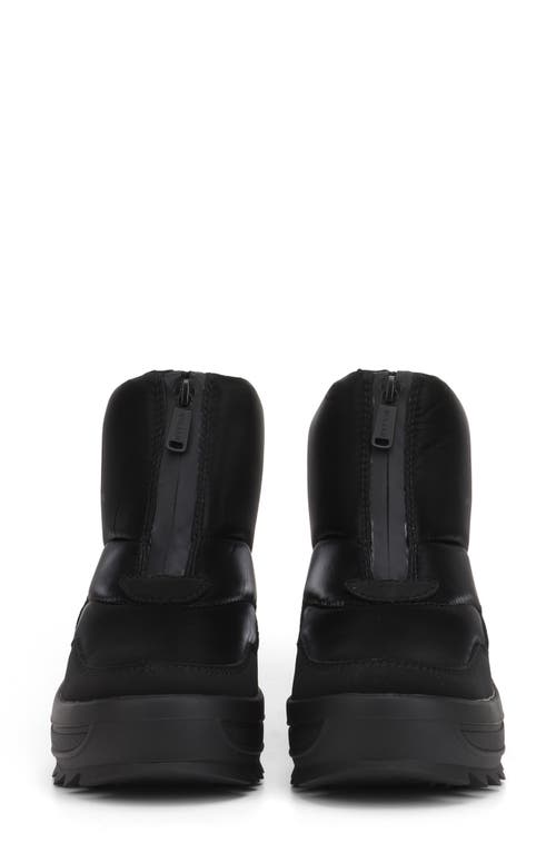 Pajar Gala Front Zip Waterproof Platform Ankle Bootie In Black