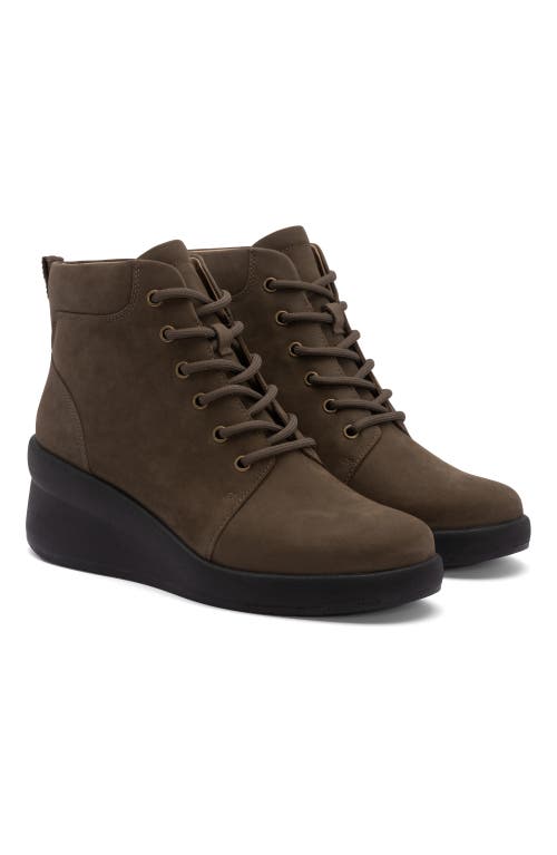 Abeo Passage Lace Up Boot In Olive - Regular