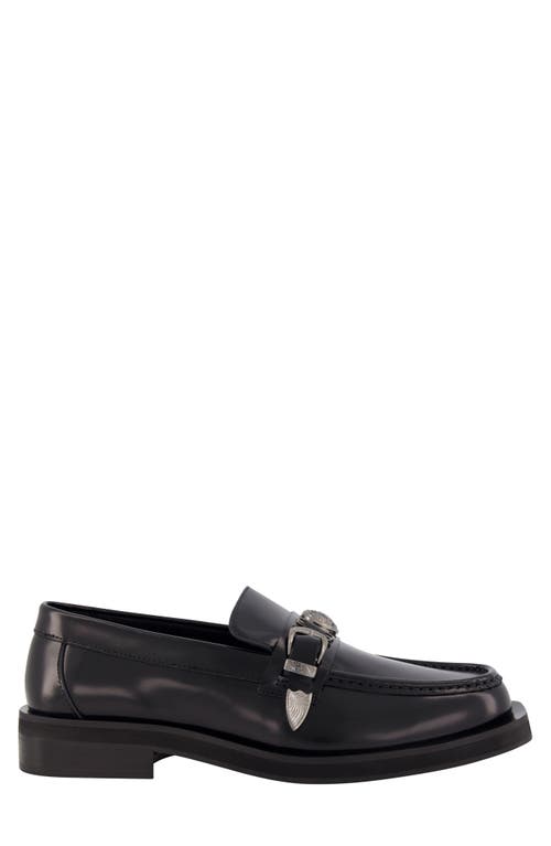 Karl Lagerfeld Paris White Label Loafer In Black