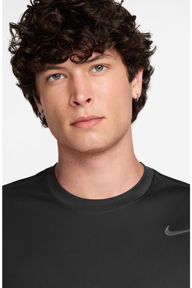 Dri-FIT Flex Training Tee, Alternate, color, BLACK/ MATTE SILVER