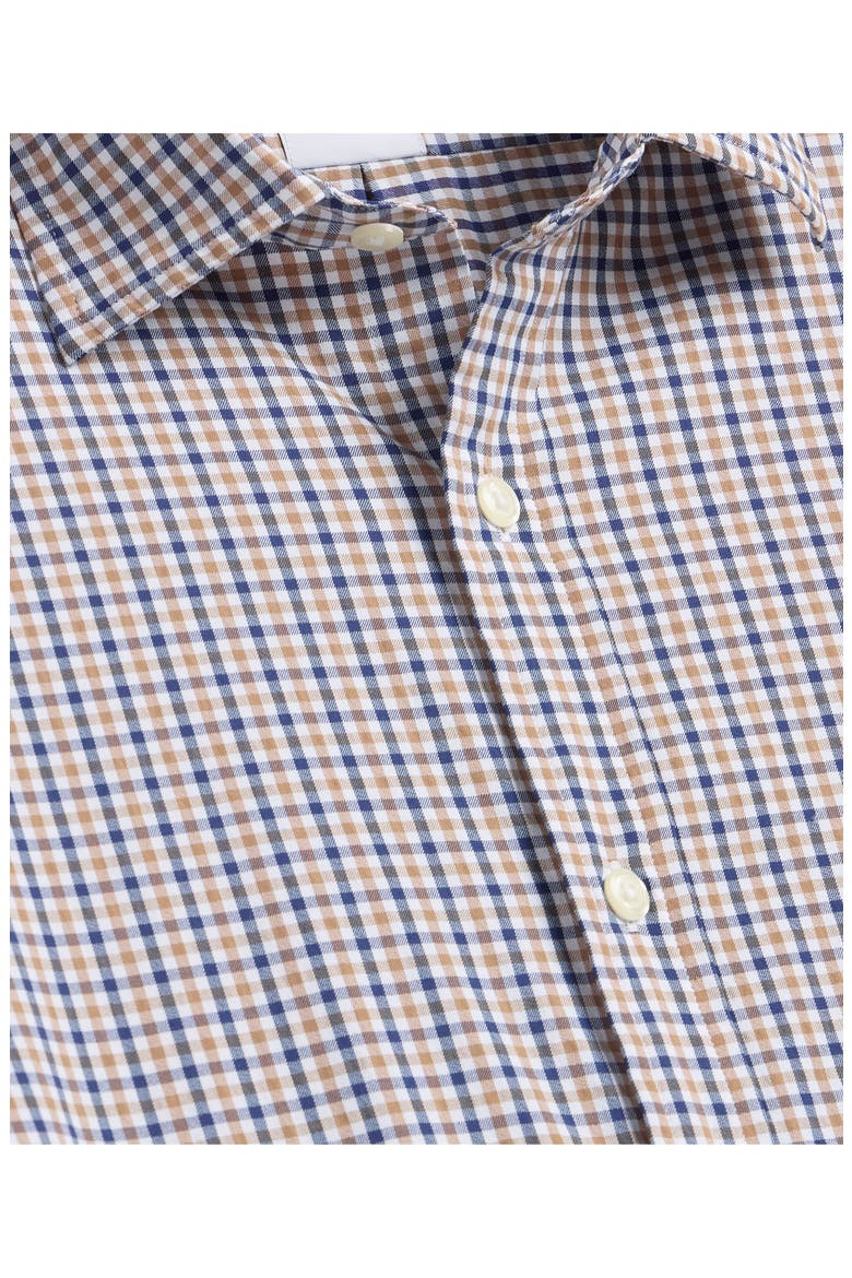 Performance Oxford Dress Shirt, Alternate, color, NAVY INCENSE CHECKERED