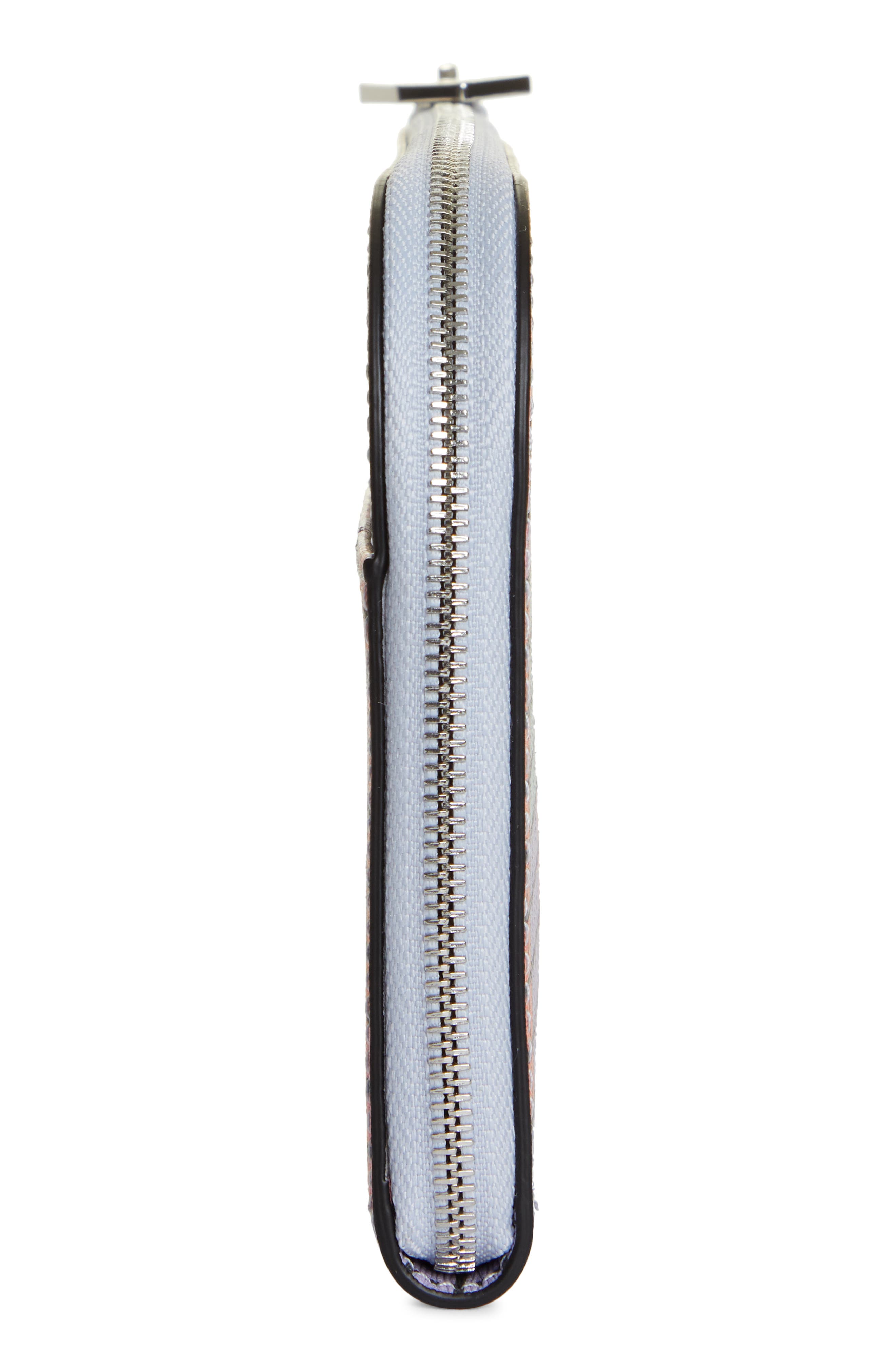 Ganni Print Leather Pouch, Alternate, color, 