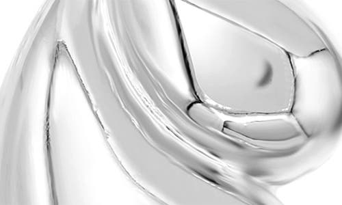 Shymi Double Teardrop Earrings In Silver