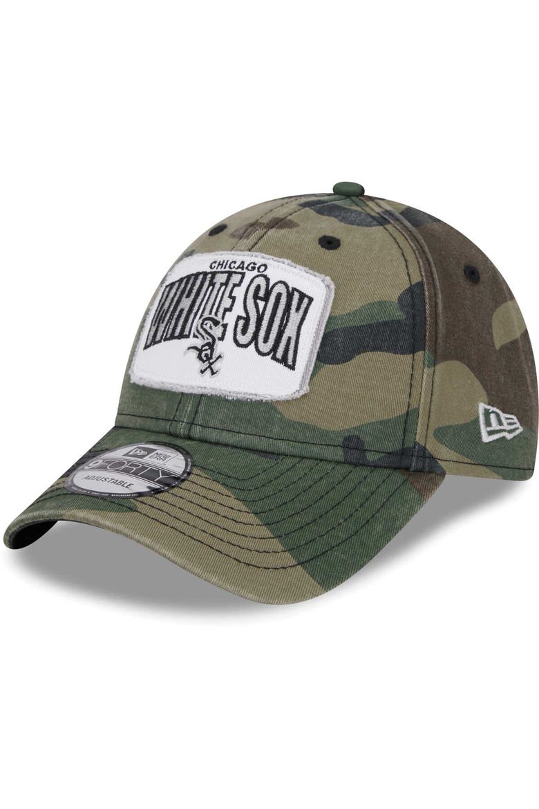 Men's New Era Camo Chicago White Sox Gameday 9FORTY Adjustable Hat, Main, color, Camo