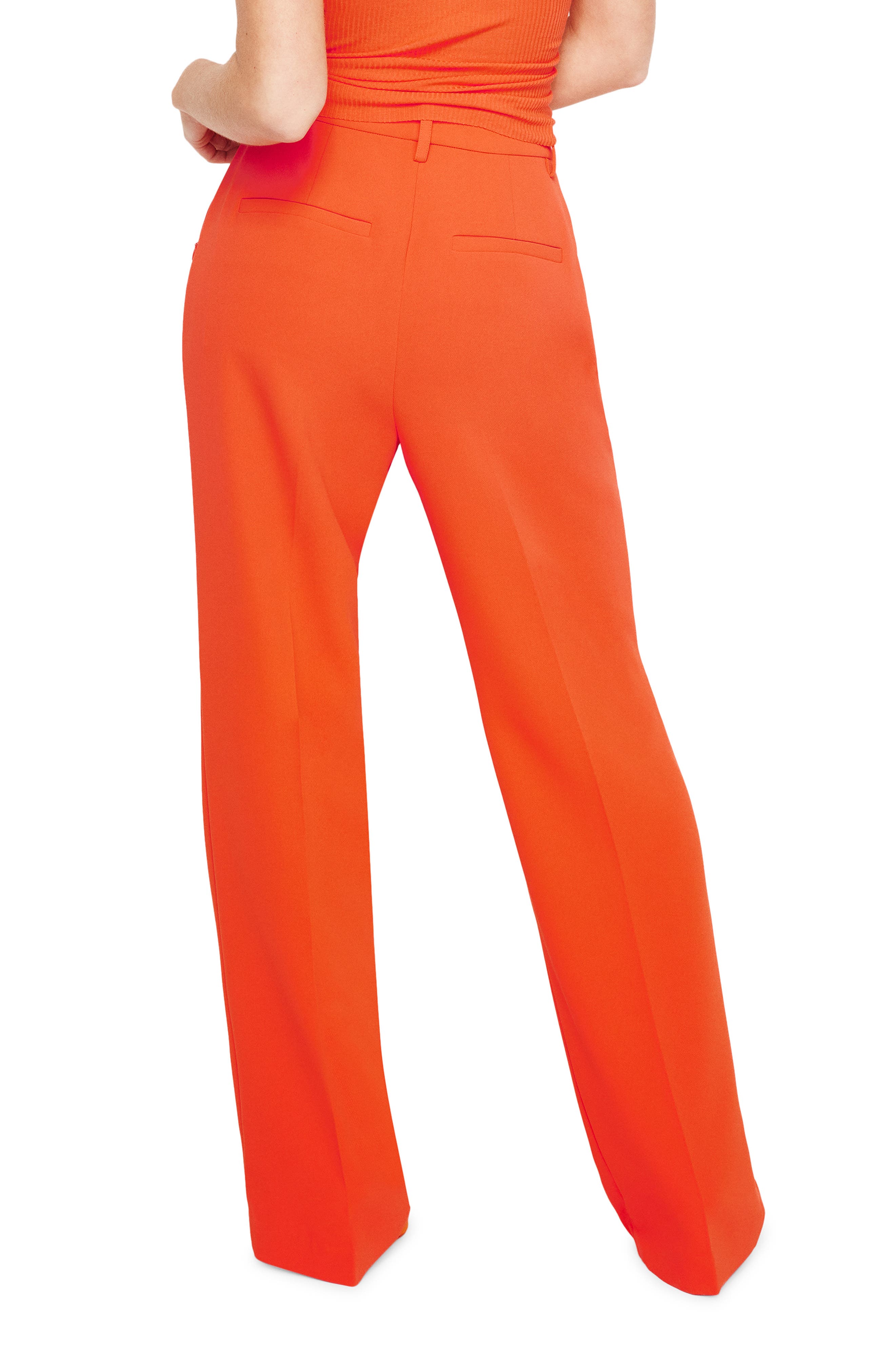 Luxe Suiting Column Wide Leg Trousers - image 4
