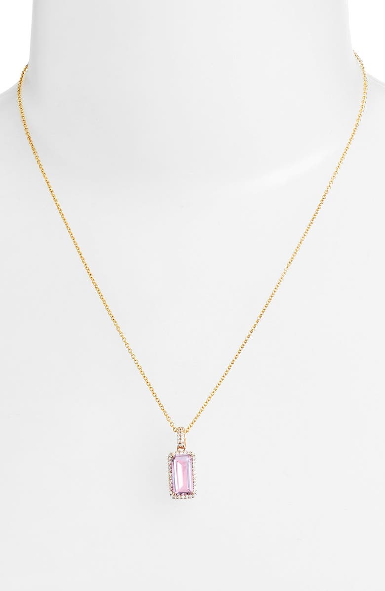 Lafonn 'Aria' Pendant Necklace, Alternate, color, 