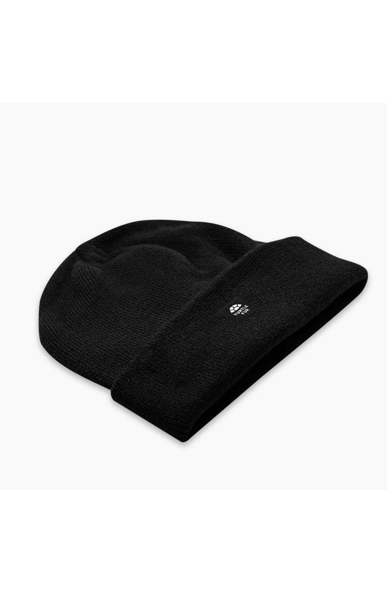 Turtle Fur Explorer Cuffed Beanie, Alternate, color, Black
