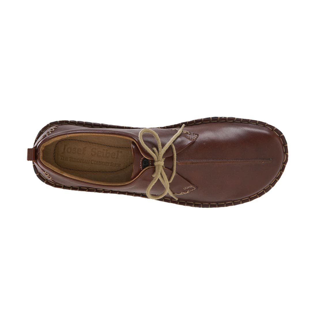 'Lindsay' Flat, Alternate, color, BRANDY