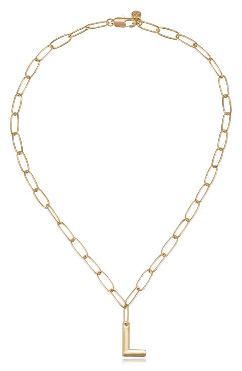 Initial Pendant Necklace