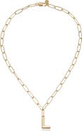 Ettika Initial Pendant Necklace