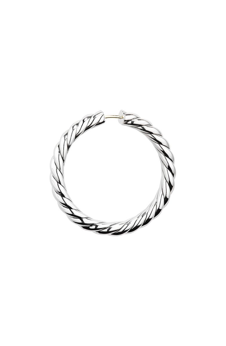 David Yurman Sculpted Cable Hoop Earrings, Alternate, color, 