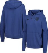 Nike Women's Nike Blue USMNT Essential Raglan Pullover Hoodie