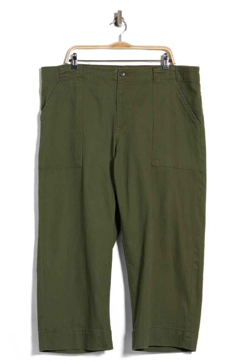 Ali Cropped Pants, Main, color, FATIGUE GREEN