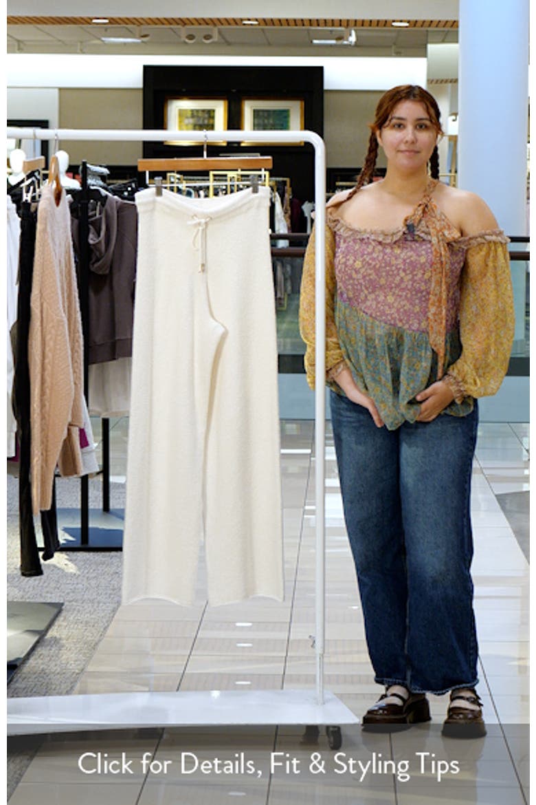 x @cellajaneblog Bouclé Sweat Pants video