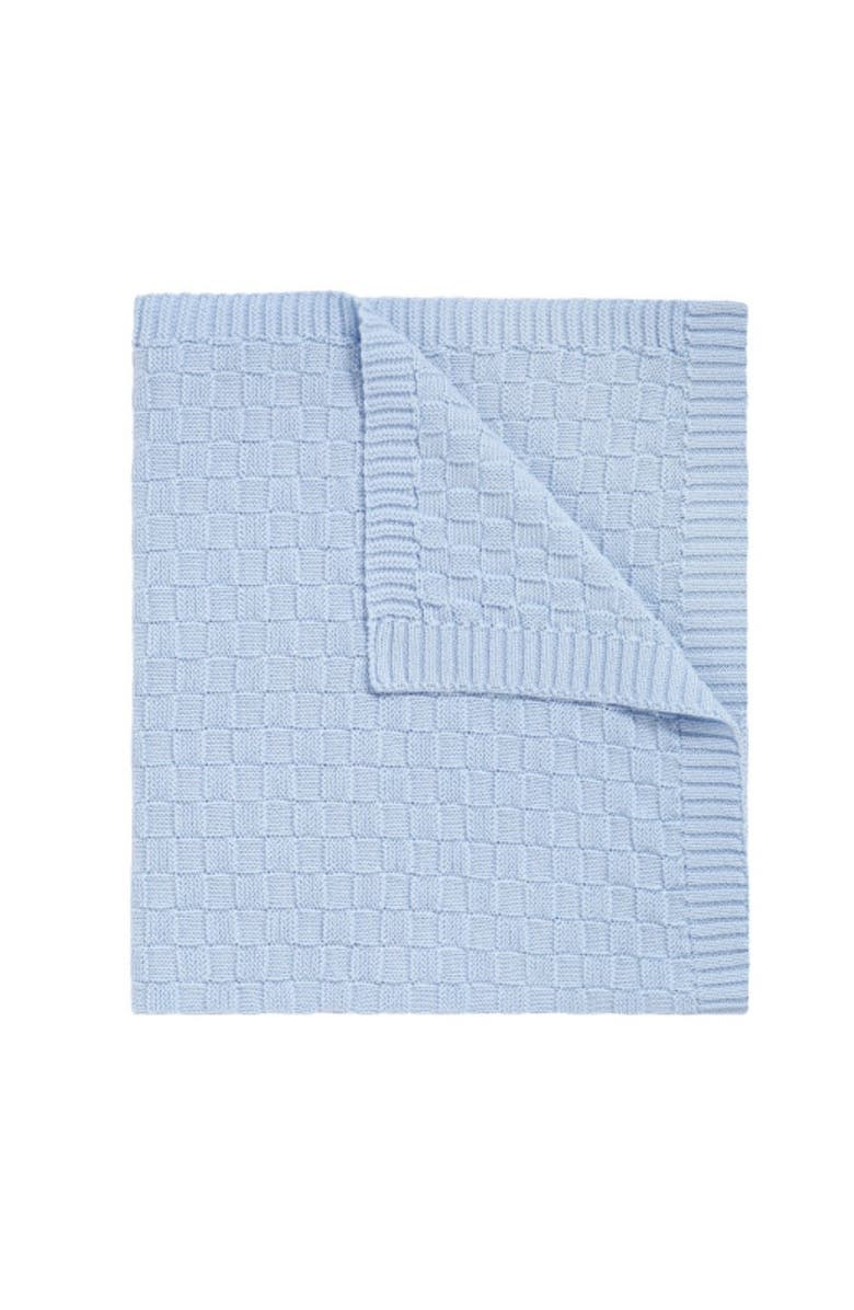 Nellapima Basket Weave Knit Blanket - Baby, Alternate, color, White