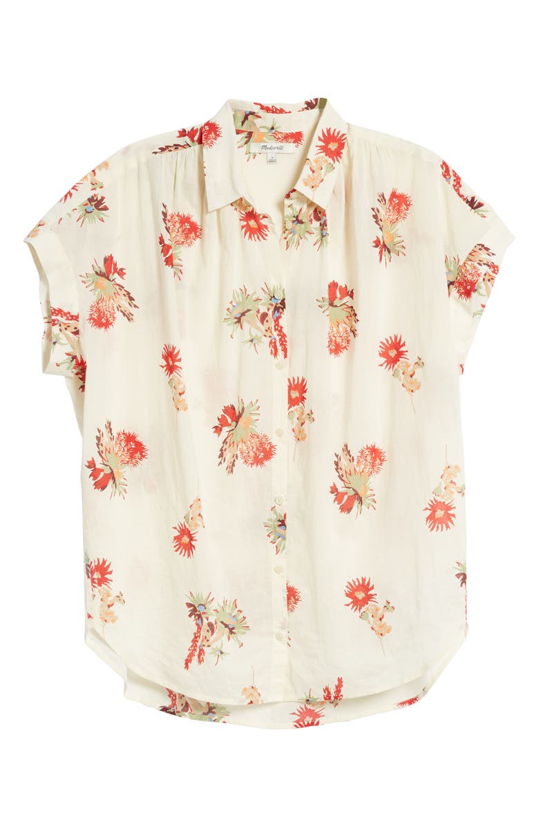 Madewell Central Cactus Floral Shirt, Alternate, color, 