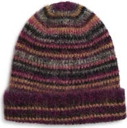 Isabel Marant Morenne Stripe Mohair & Wool Blend Beanie