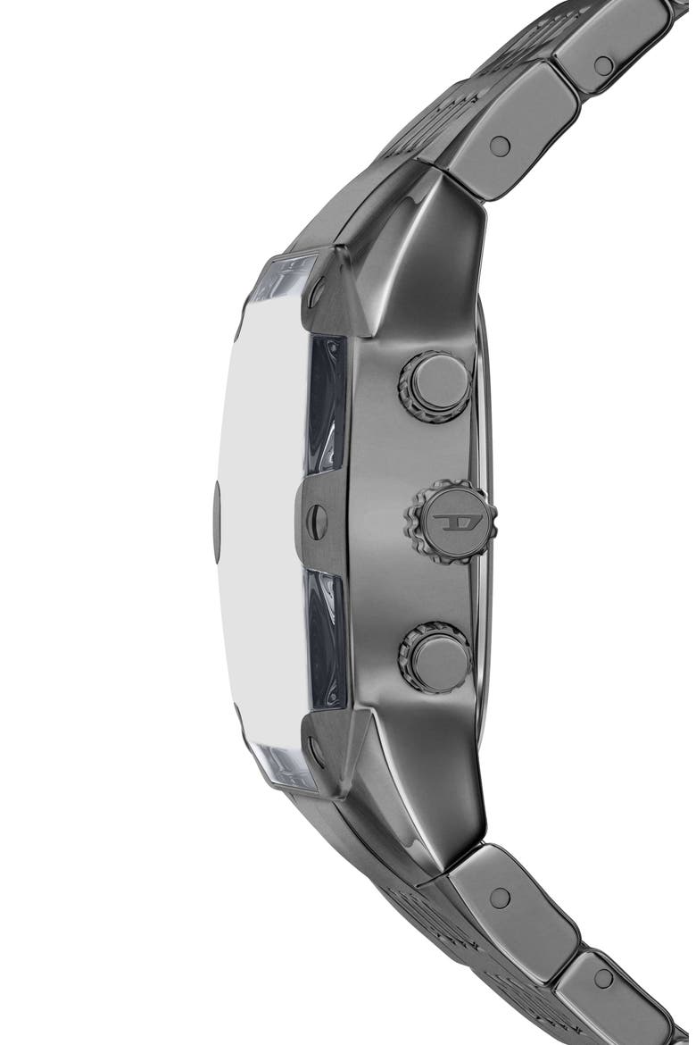 Spiked Cushion Bracelet Watch, Alternate, color, GUNMETAL