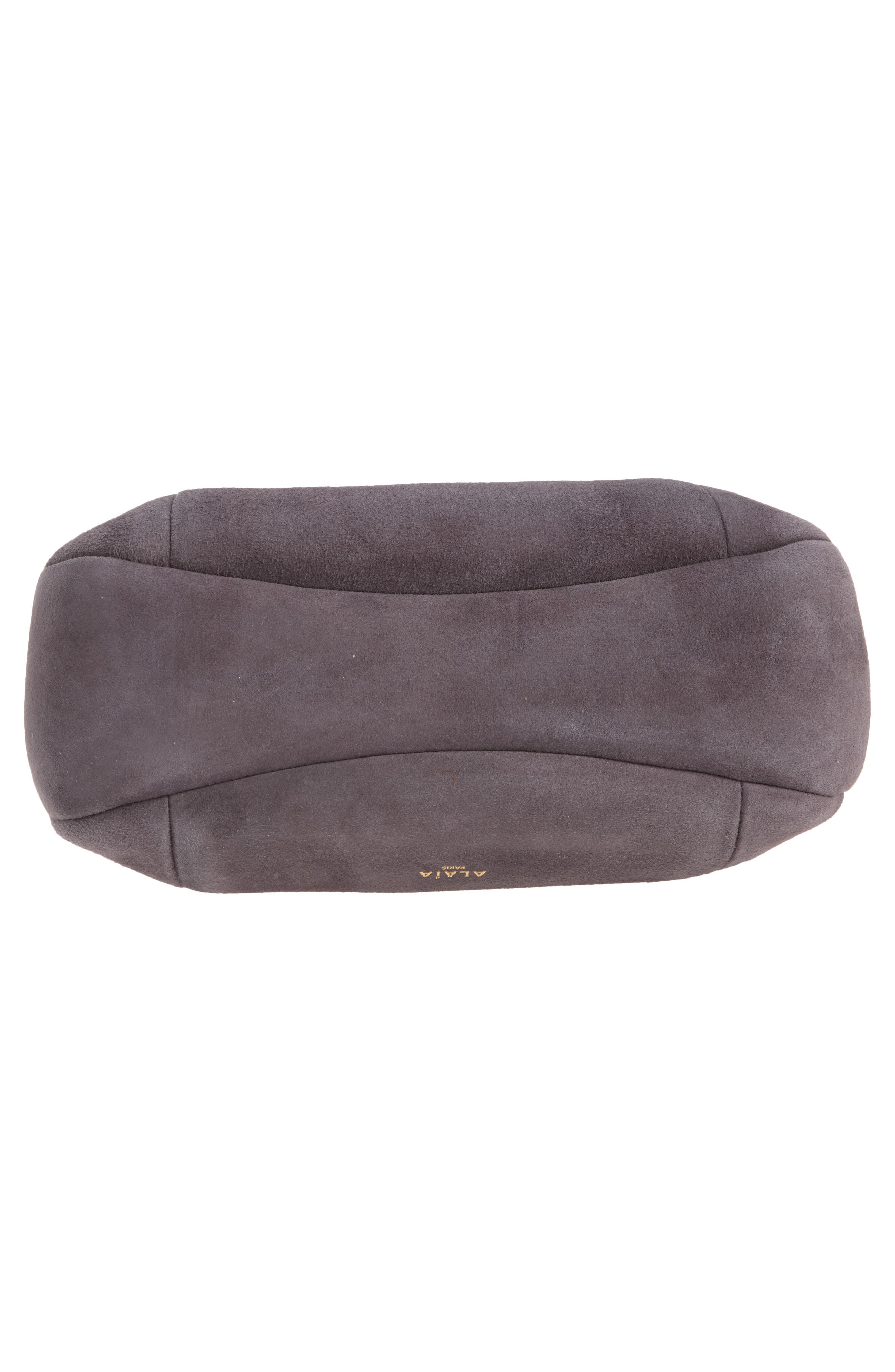 Small Purse Suede Clutch, Alternate, color, GRIS VIOLET U16