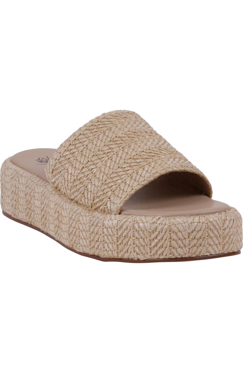 GC SHOES Evie Platform Slide Sandal, Main, color, Natural