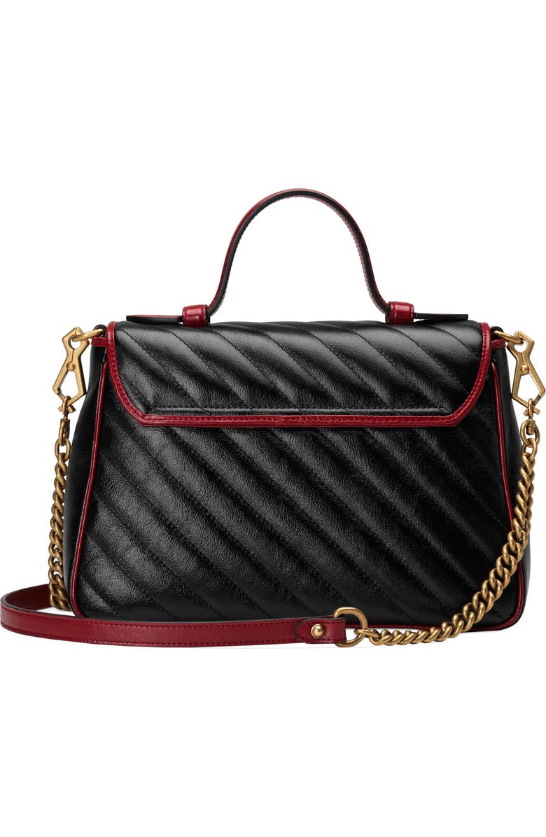 Gucci Small GG 2.0 Matelassé Leather Top Handle Bag, Alternate, color,